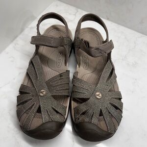 Keen Women's Rose Sandal - Brindle/Shitake - Size 10.5 - Very Clean!